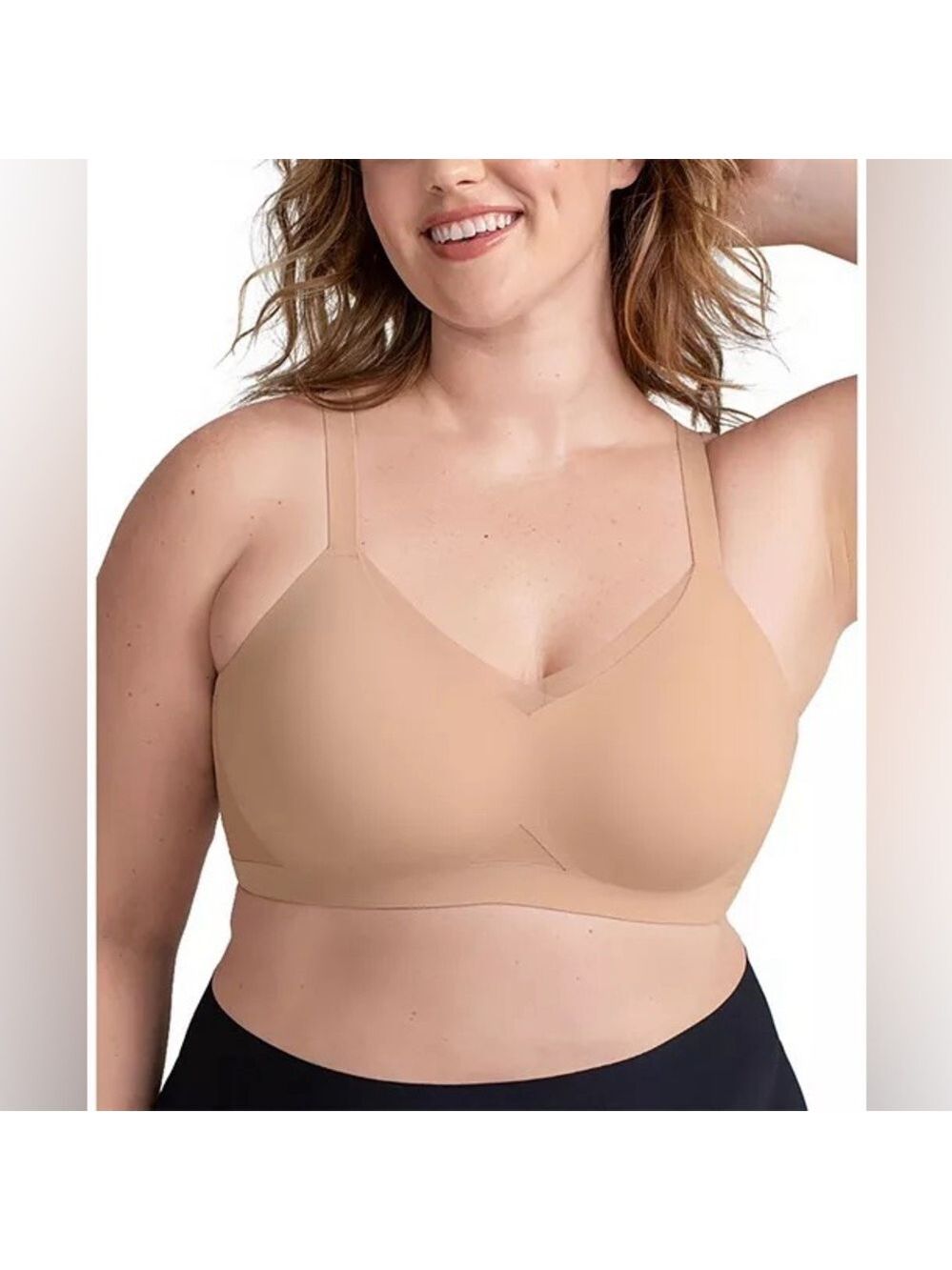 Honeylove Liftwear Crossover Bra Women’s XL Sand